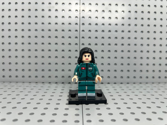 Game Contestant 222 Custom Block-Style Figure
