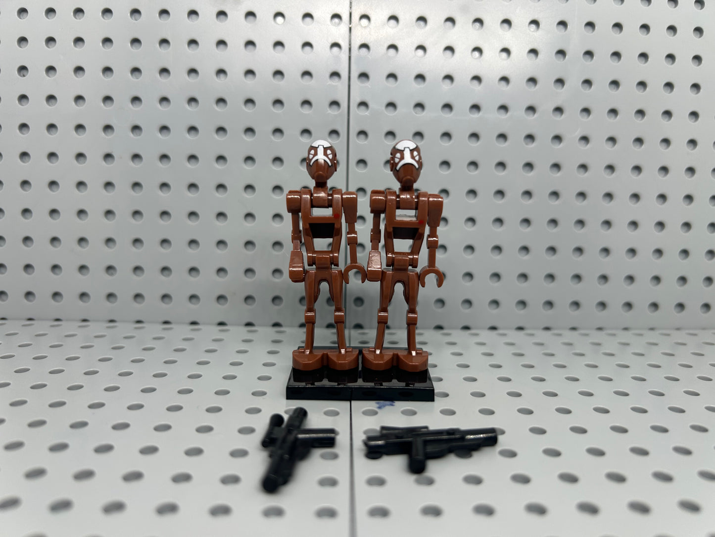 Commando Captain Bots 2 Count Custom Block-Style Figures