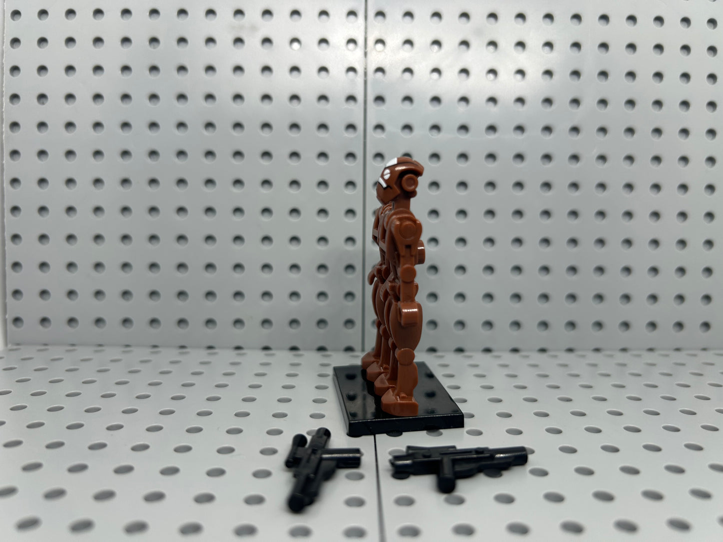 Commando Captain Bots 2 Count Custom Block-Style Figures