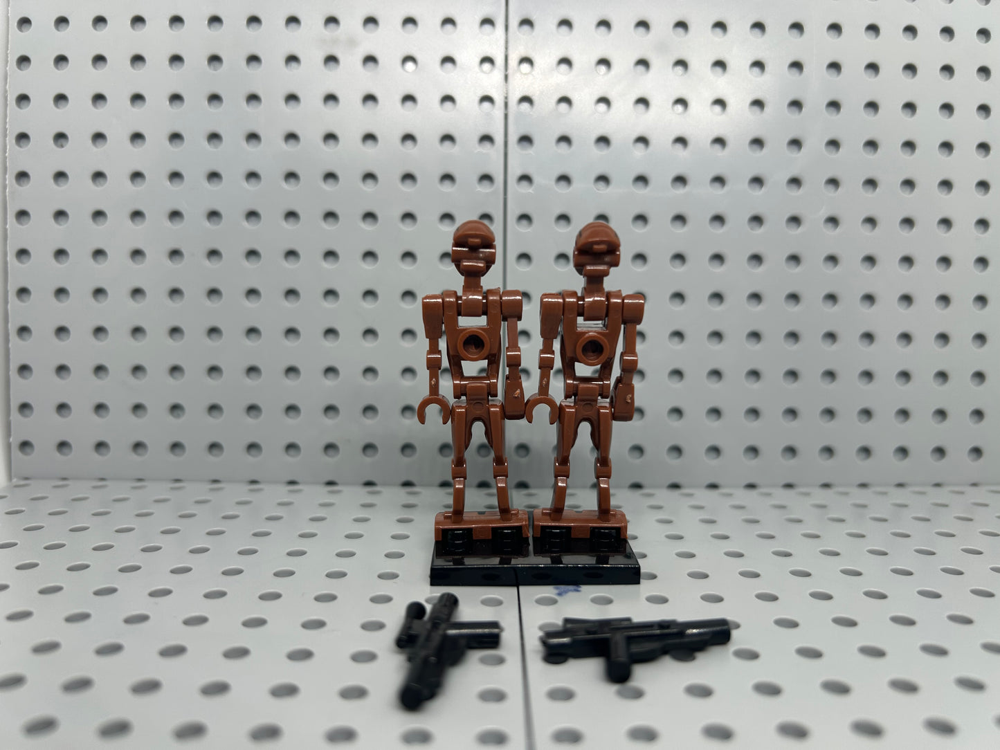Commando Captain Bots 2 Count Custom Block-Style Figures