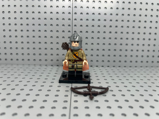 Medieval  Archer Custom Block-Style Figure