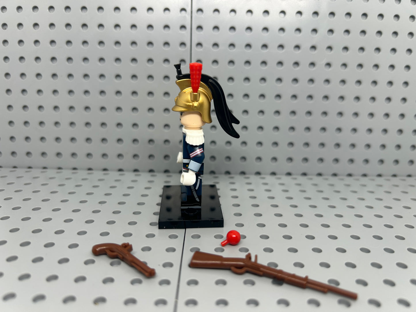 Dutch Dragoon Soldier Custom Block-Style Figure