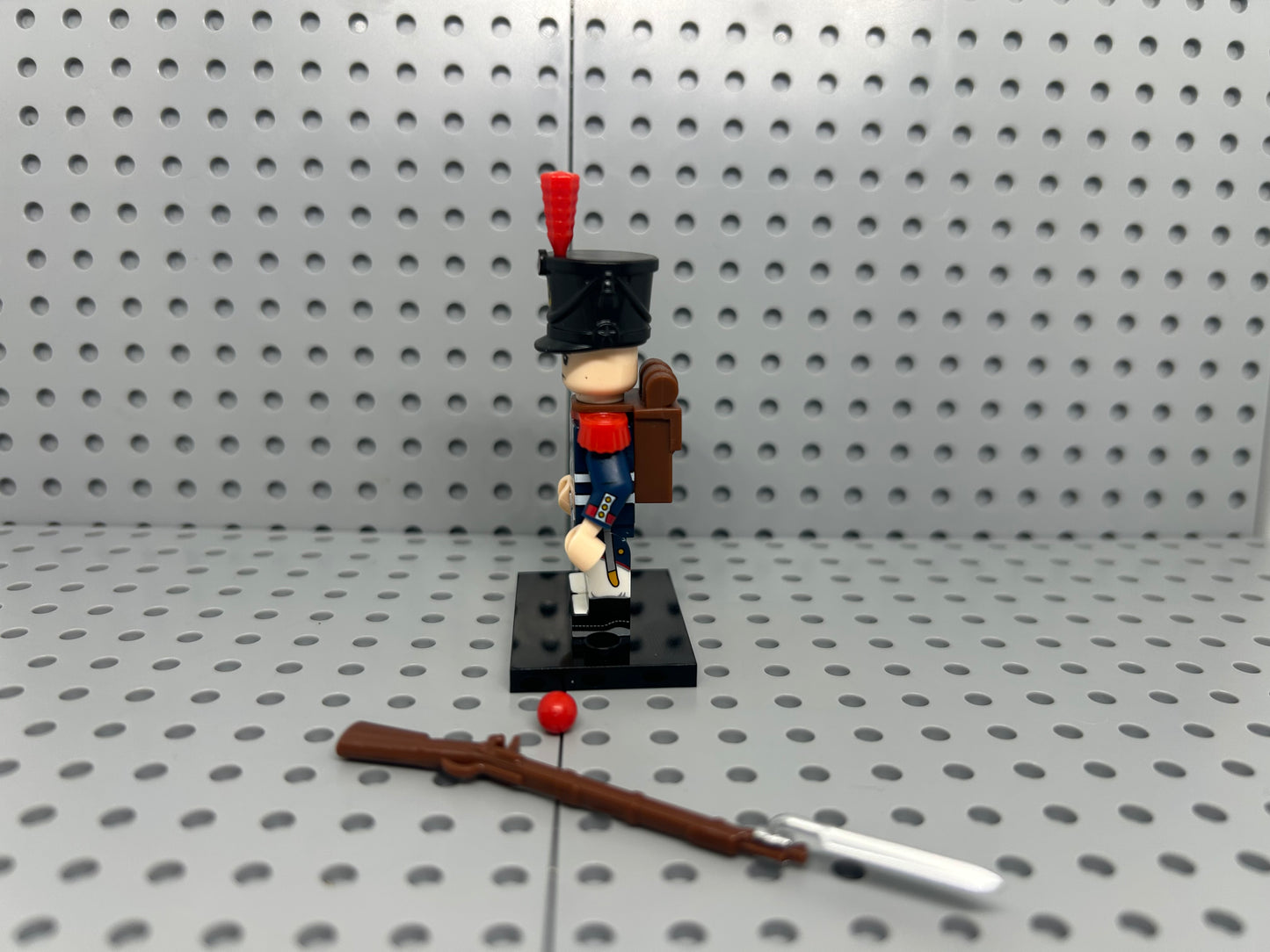 French Line Soldier Custom Block-Style Figure