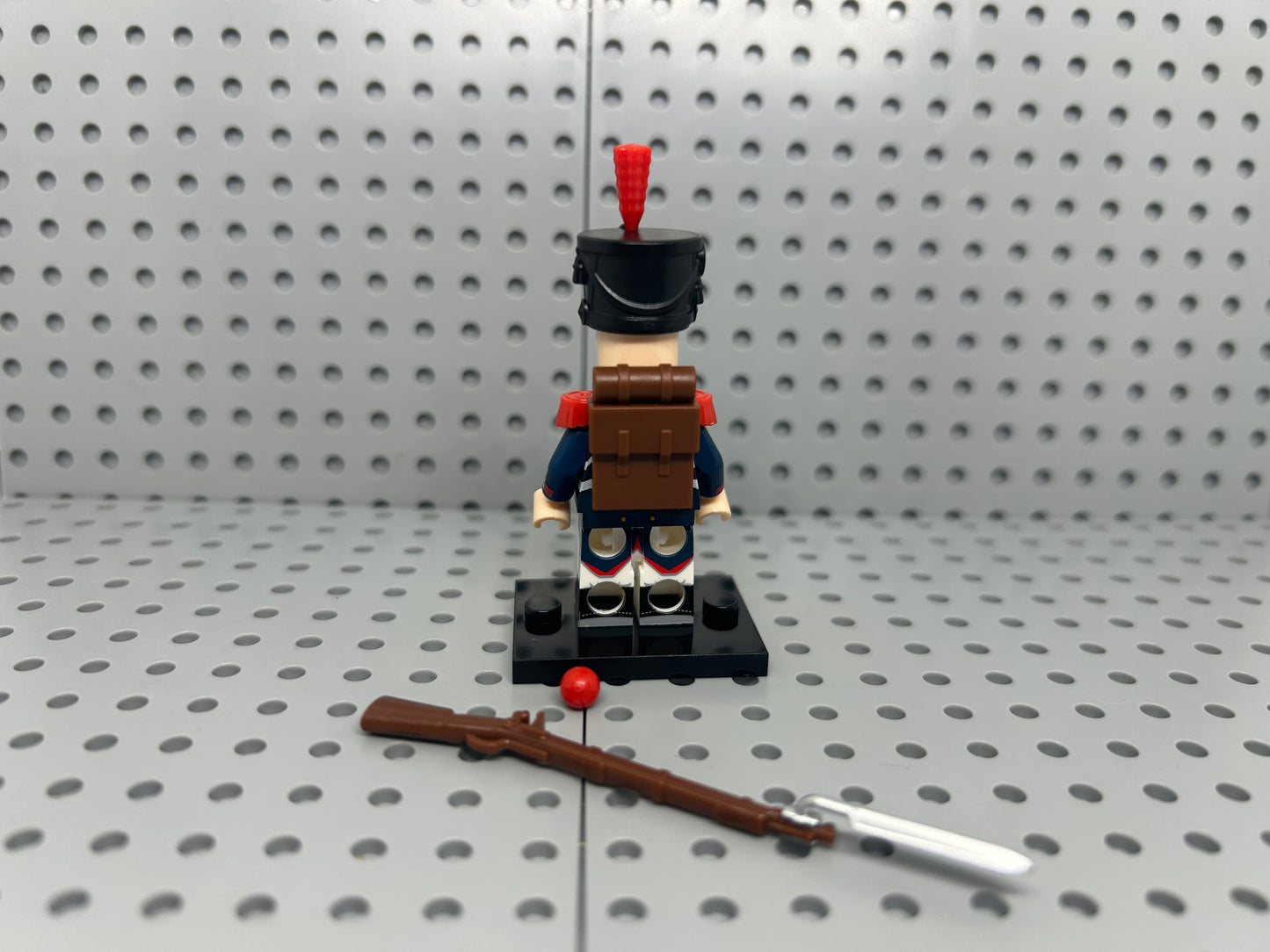 French Line Soldier Custom Block-Style Figure