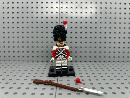 Swiss Grenadier Soldier Custom Block-Style Figure