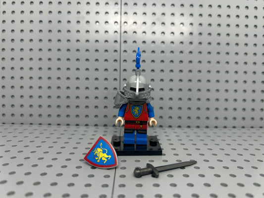 Medieval Knight Custom Block-Style Figure