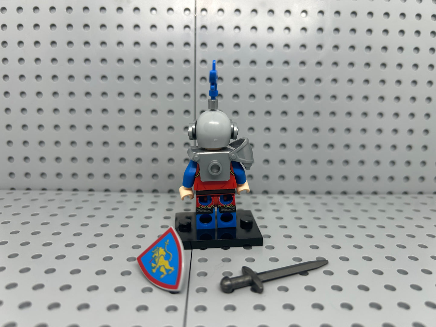 Medieval Knight Custom Block-Style Figure