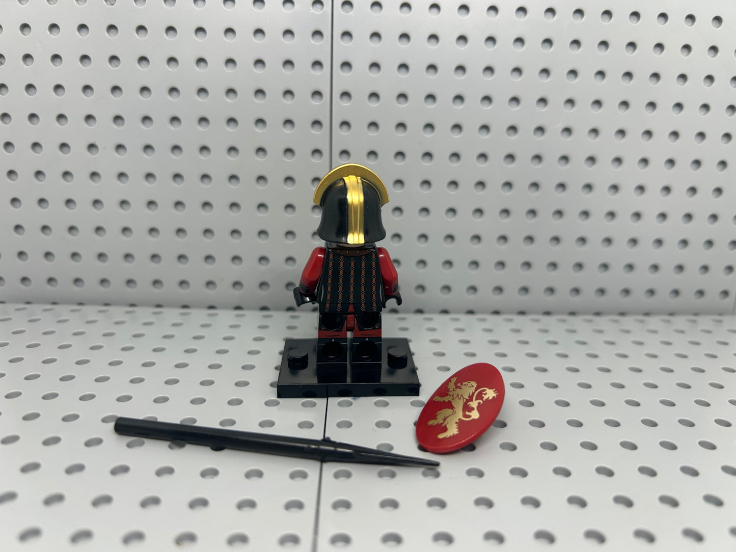 Medieval Knight Custom Block-Style Figure