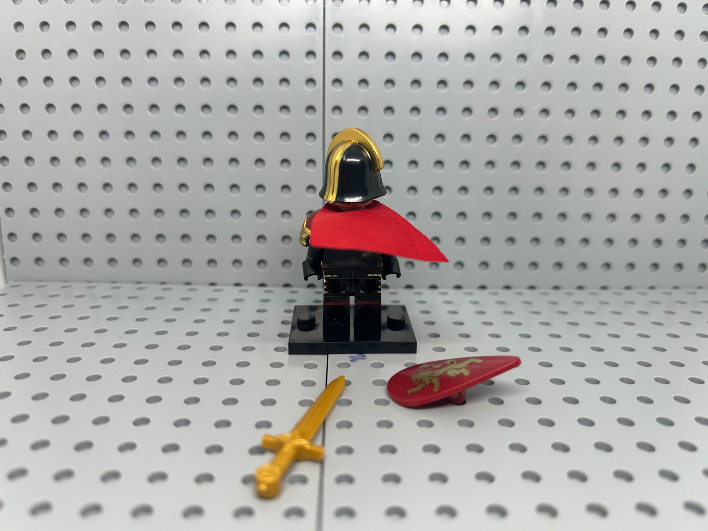Medieval Knight Custom Block-Style Figure