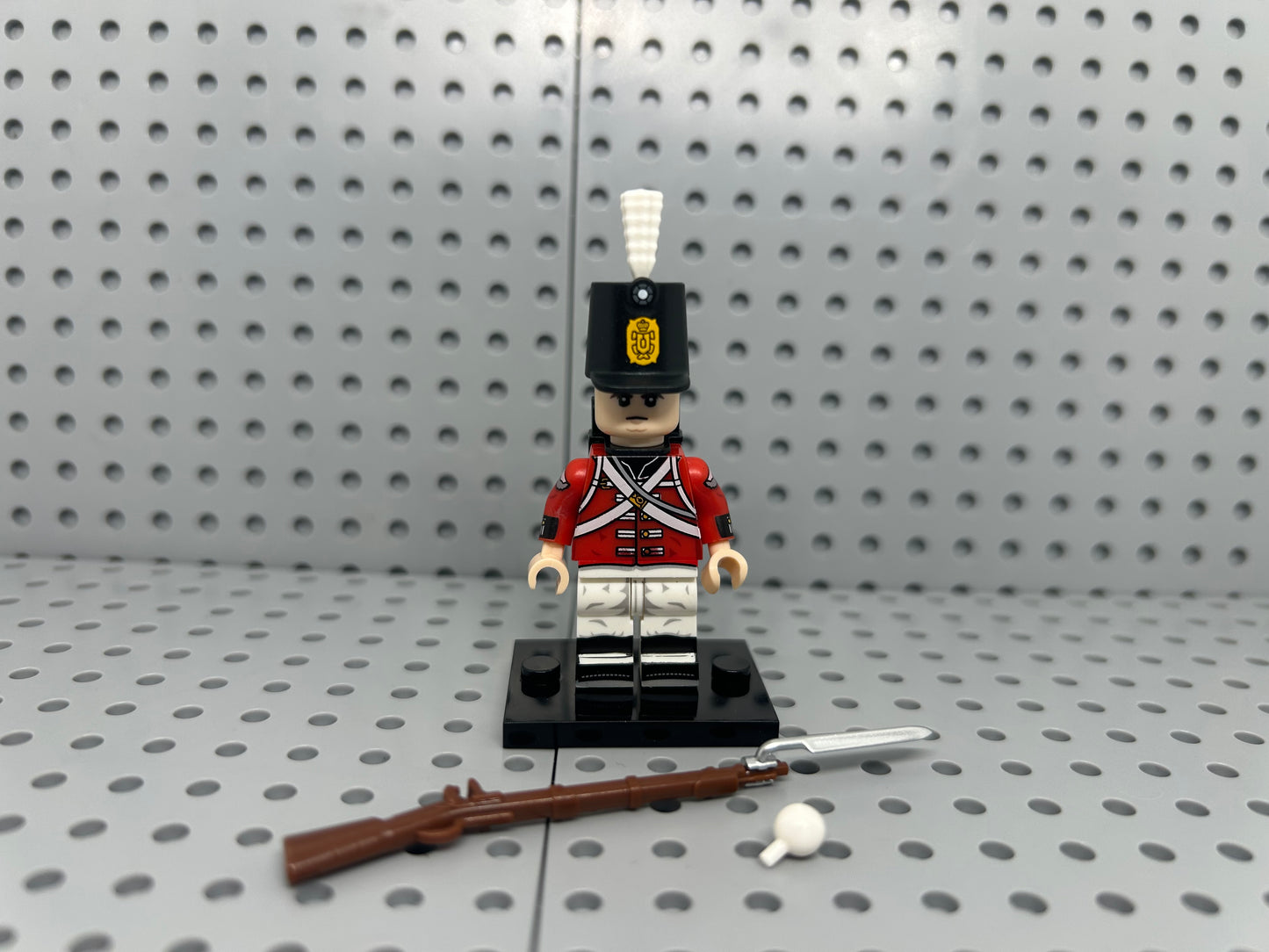 British Fusilier Soldier Custom Block-Style Figure