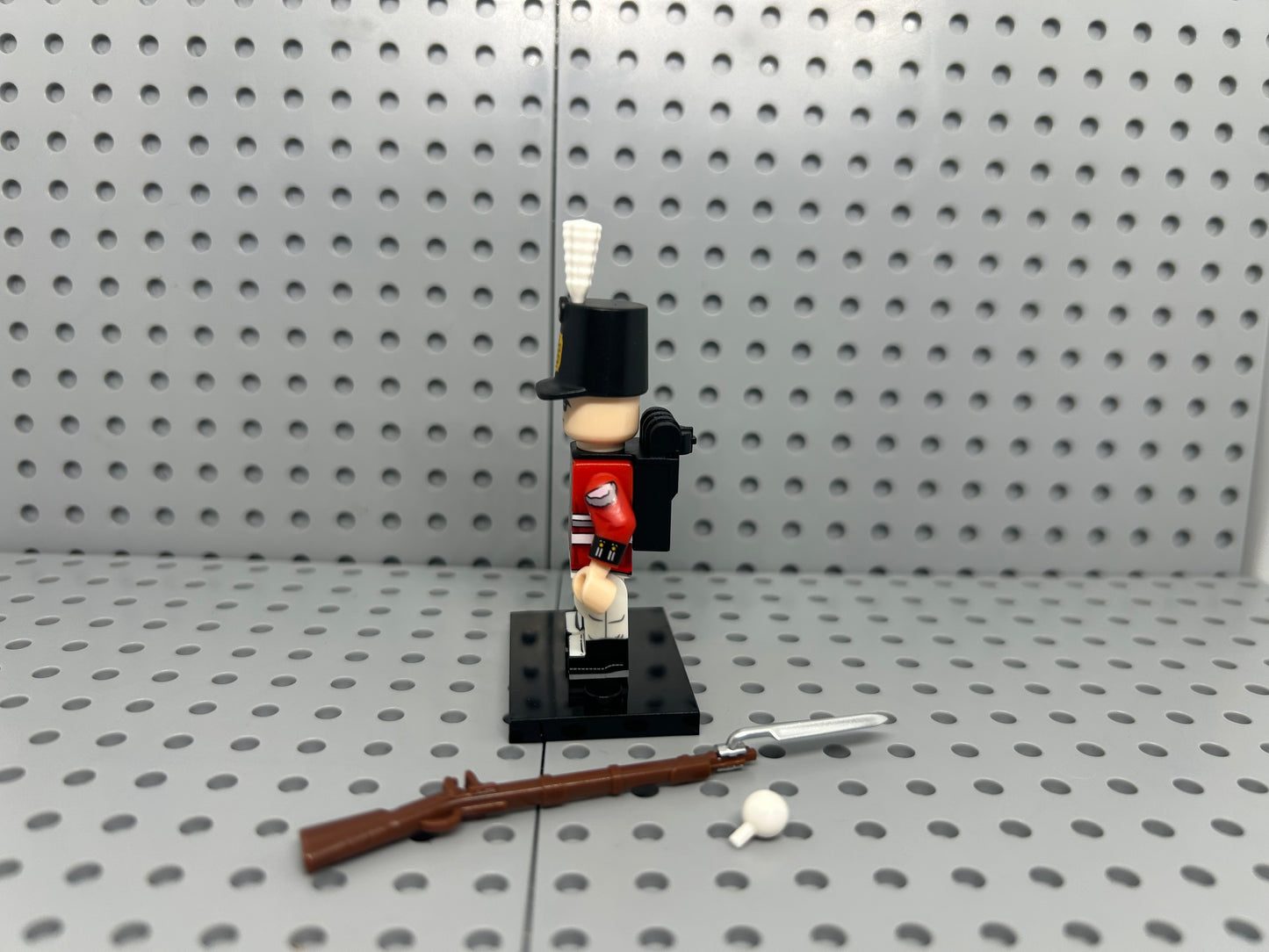 British Fusilier Soldier Custom Block-Style Figure