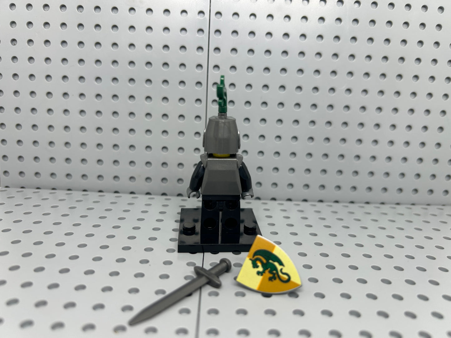 Medieval Knight Custom Block-Style Figure
