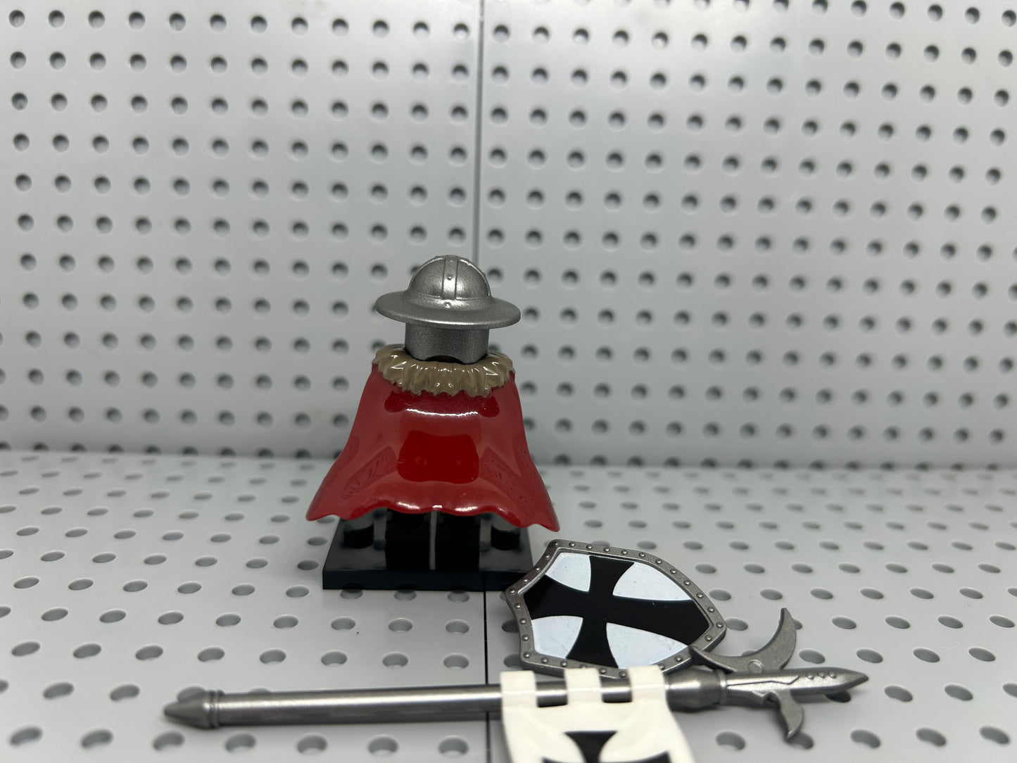 Medieval Soldier Custom Block-Style Figure