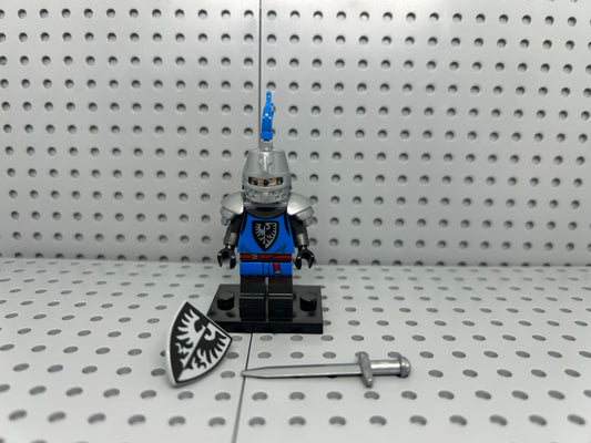 Medieval Knight Custom Block-Style Figure
