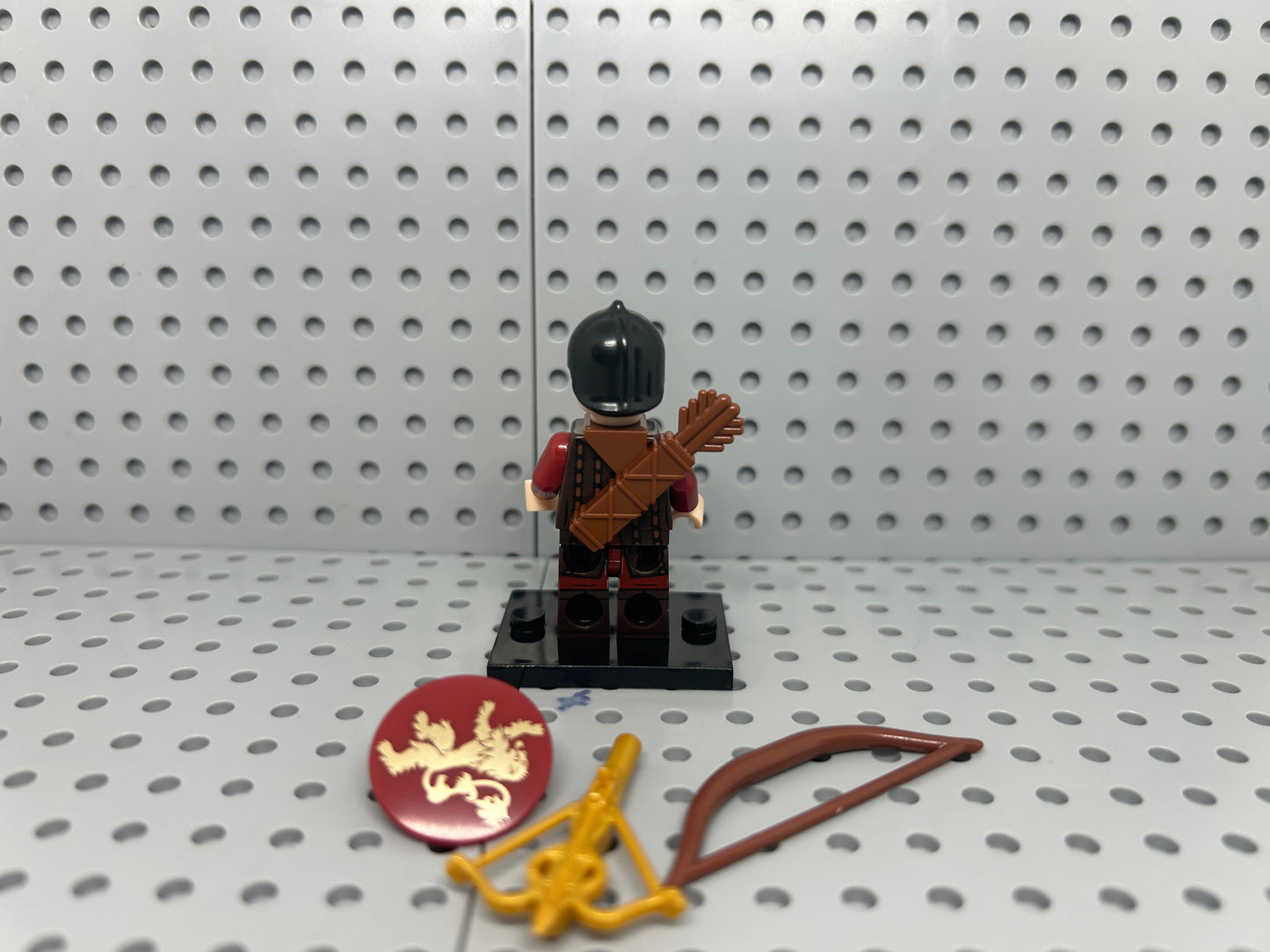 Medieval Archer Custom Block-Style Figure