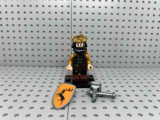 Medieval King Custom Block-Style Figure