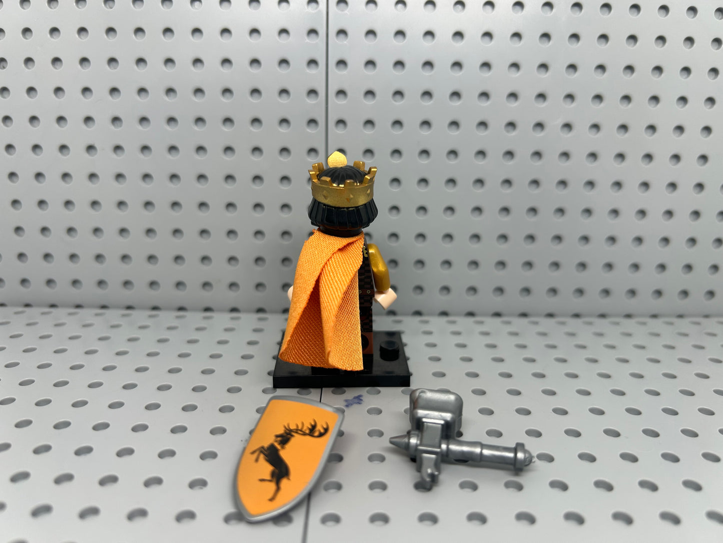 Medieval King Custom Block-Style Figure