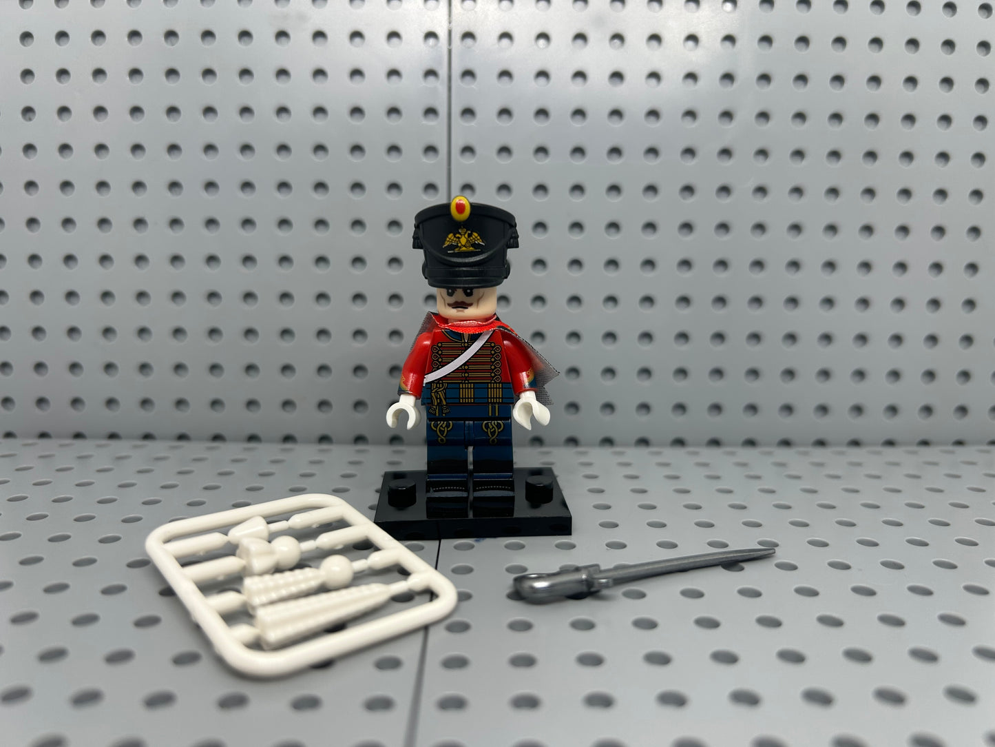 Russian Guard Hussar Custom Block-Style Figure
