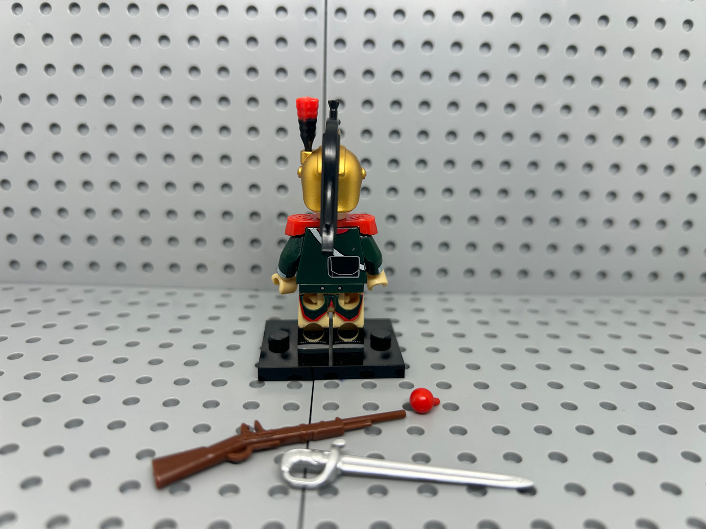 French Dragoon Soldier Custom Block-Style Figure