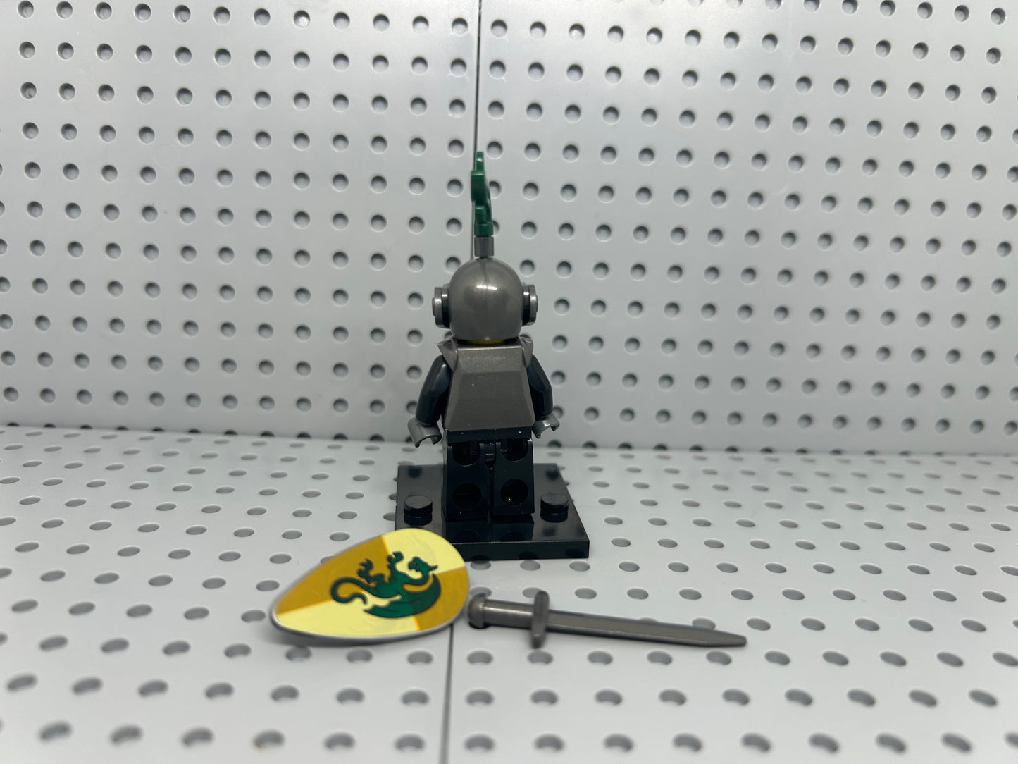 Medieval Knight Custom Block-Style Figure