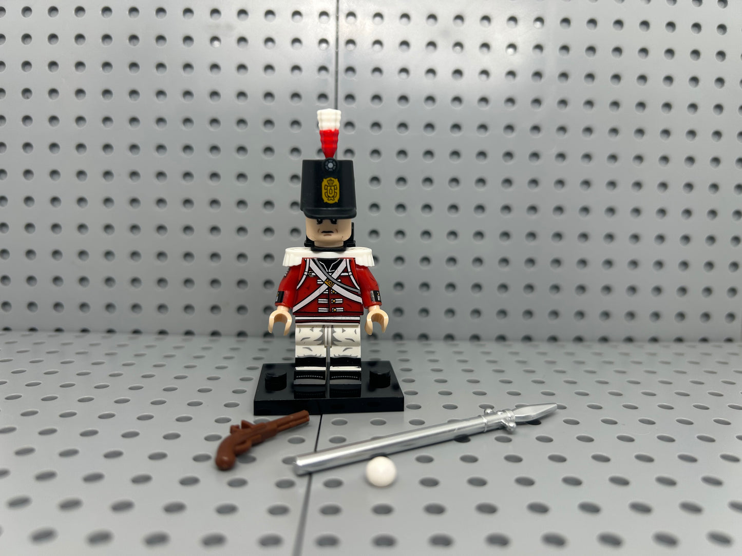 British Fusilier Soldier Custom Block-Style Figure