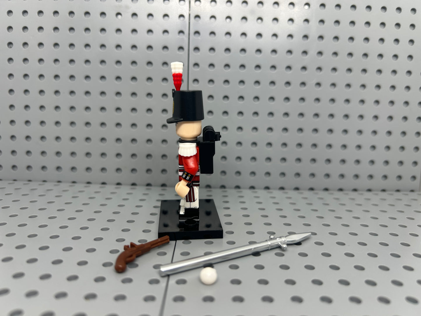 British Fusilier Soldier Custom Block-Style Figure