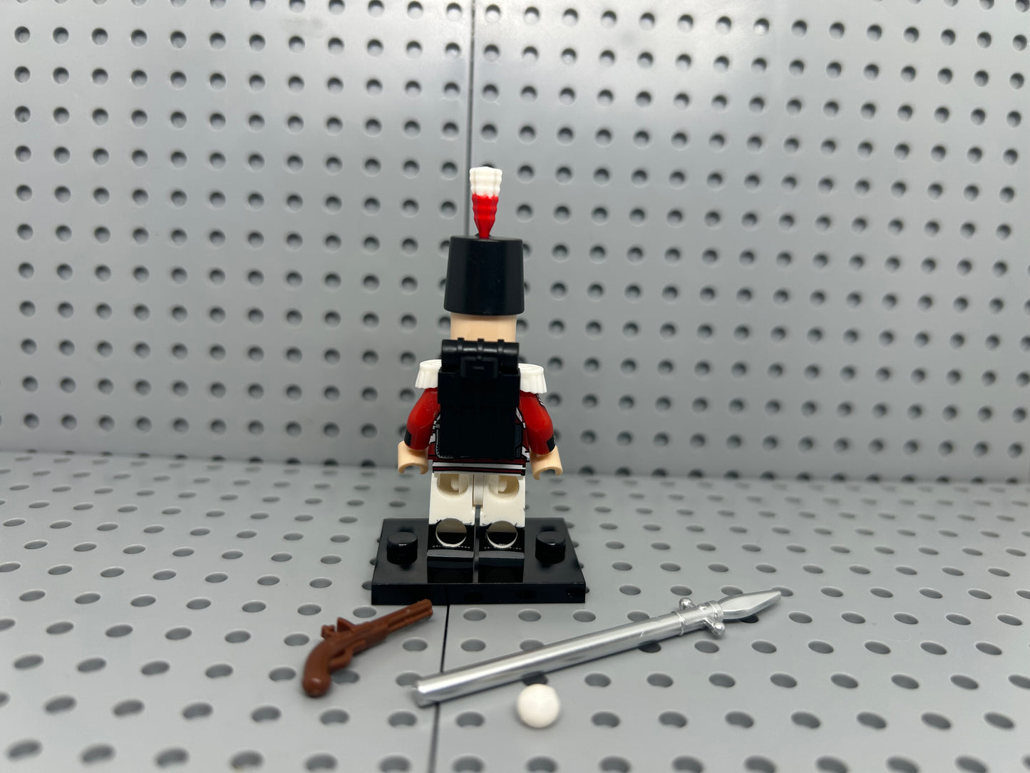 British Fusilier Soldier Custom Block-Style Figure