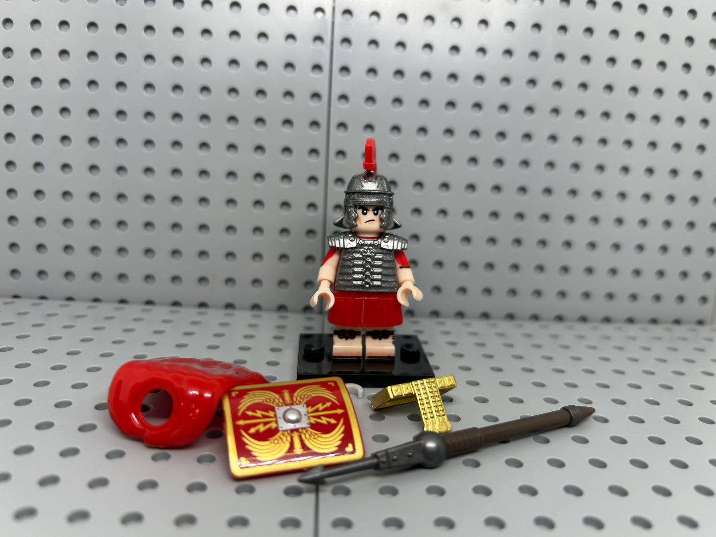 Roman Soldier Custom Block-Style Figure