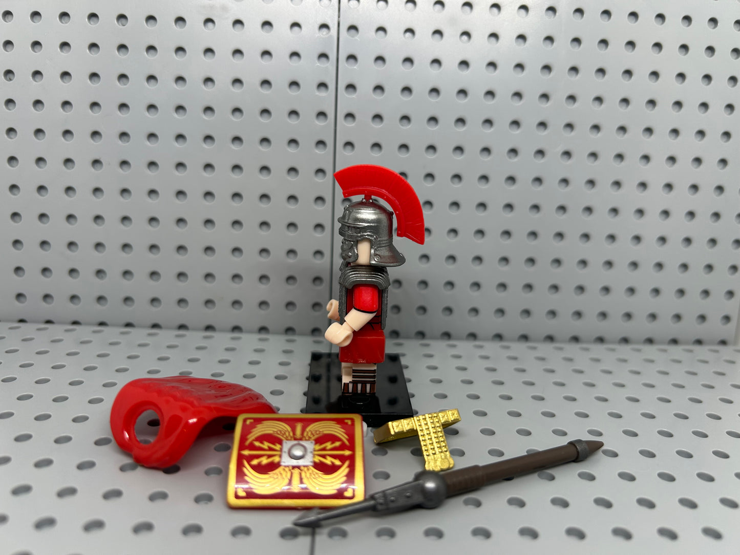 Roman Soldier Custom Block-Style Figure