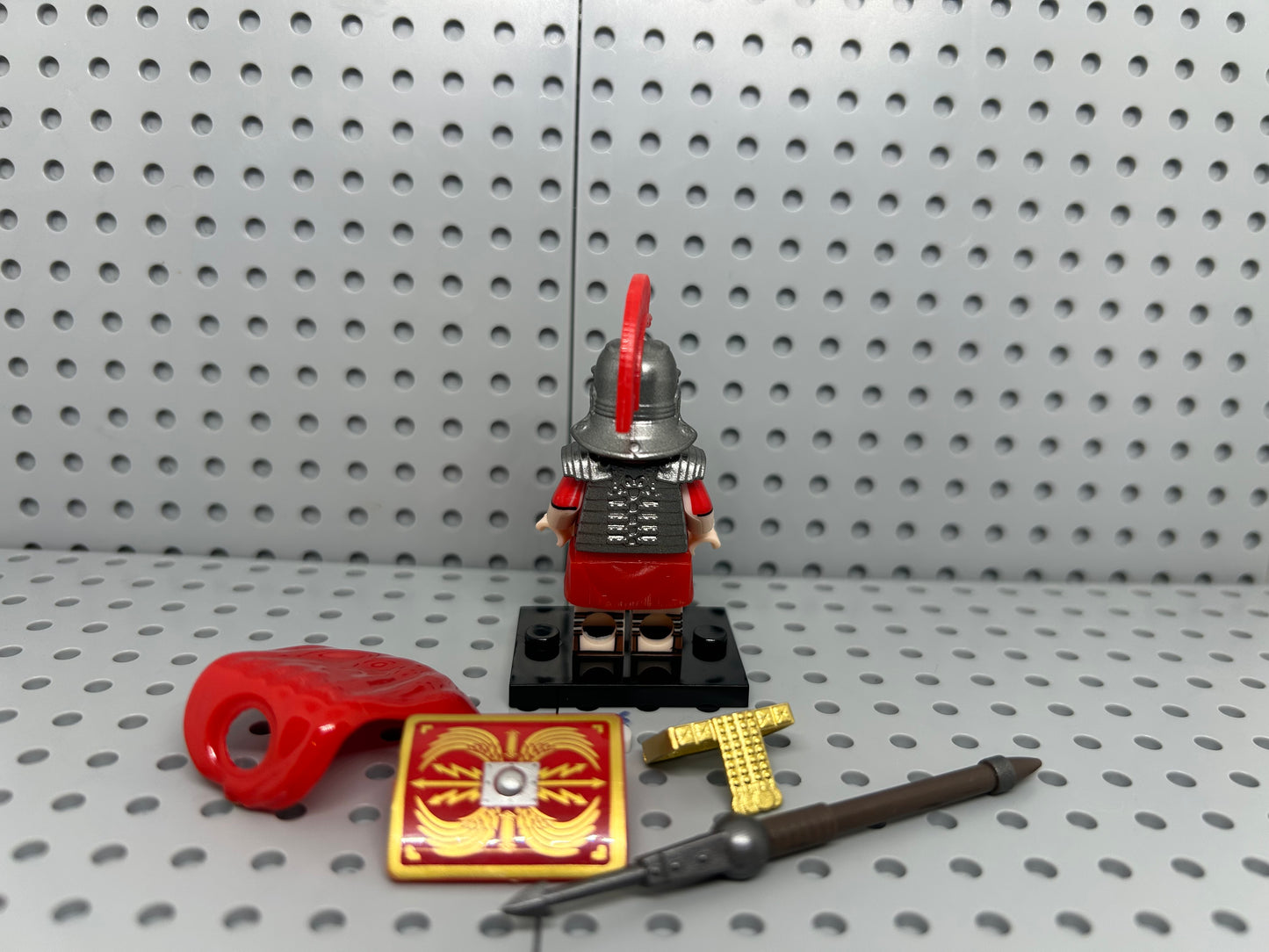 Roman Soldier Custom Block-Style Figure