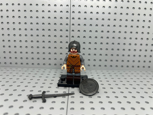 Medieval Soldier Custom Block-Style Figure