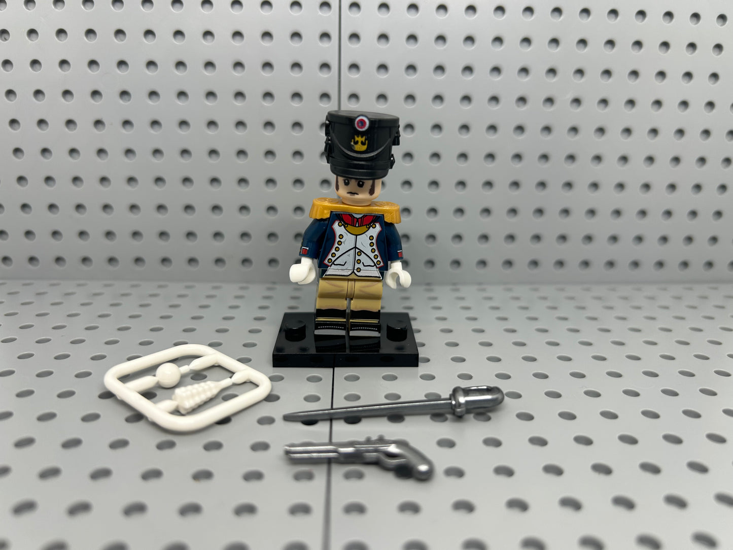 French Infantry Officer Custom Block-Style Figure