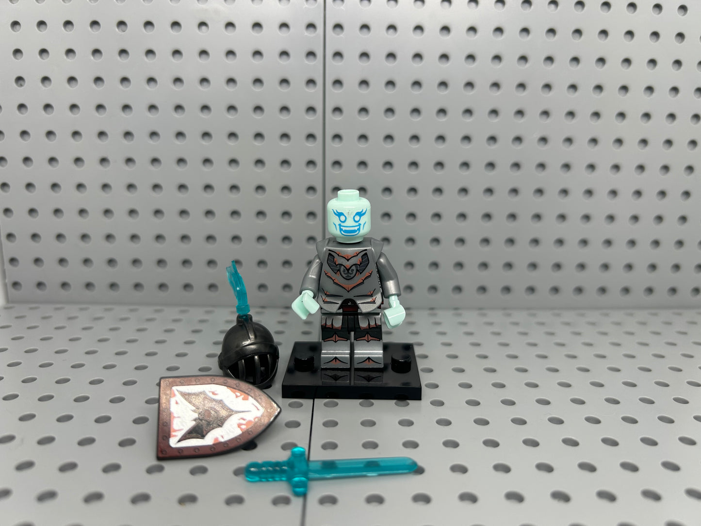 Ghost Knight Custom Block-Style Figure