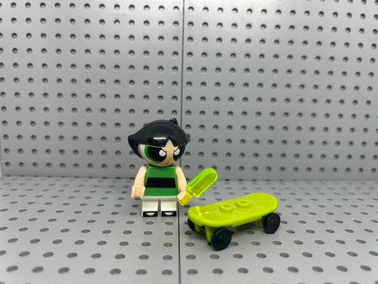 Jade Jet Custom Block-Style Figure