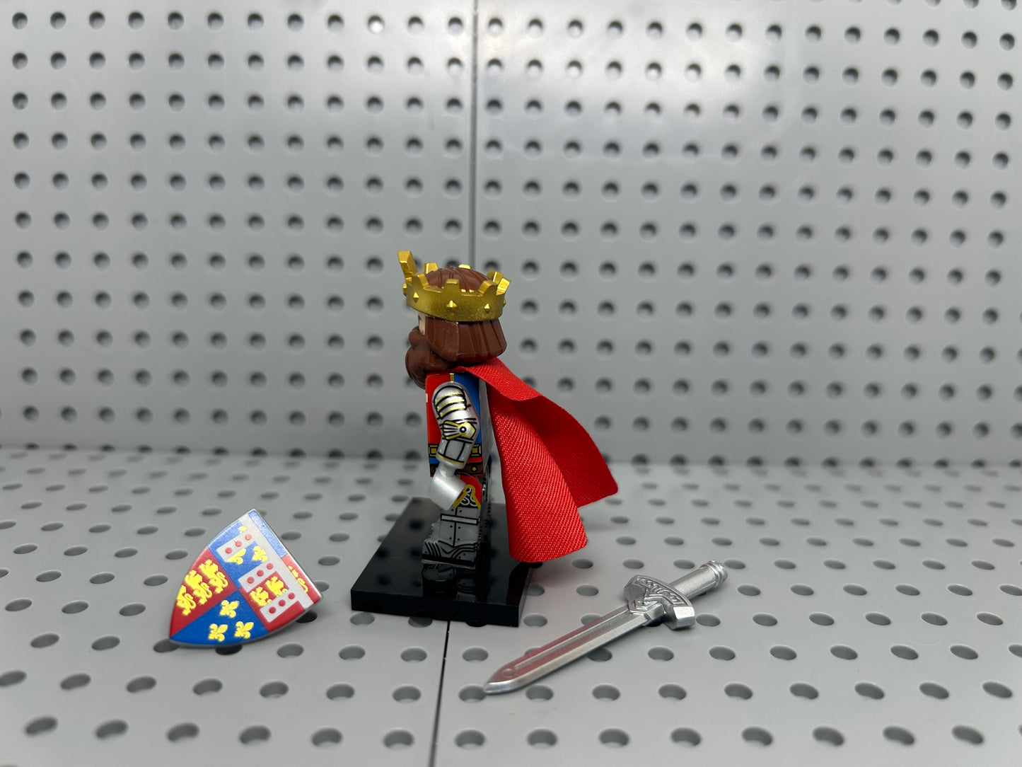 Medieval King Custom Block-Style Figure