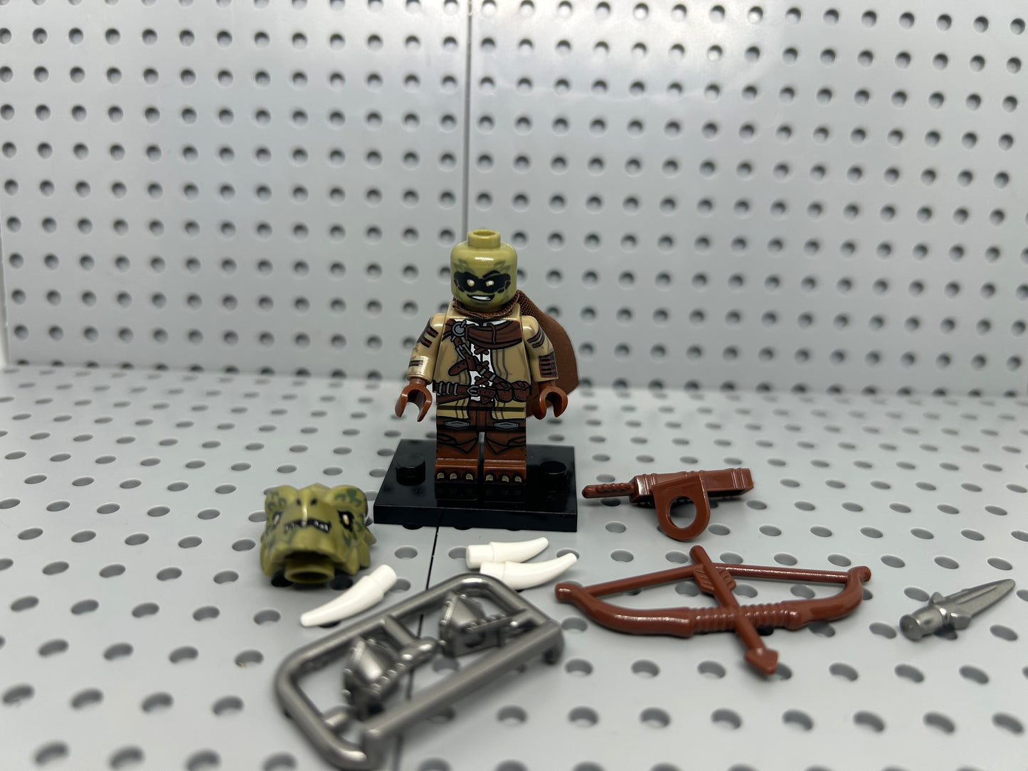 Green Dragon Warrior Custom Block-Style Figure