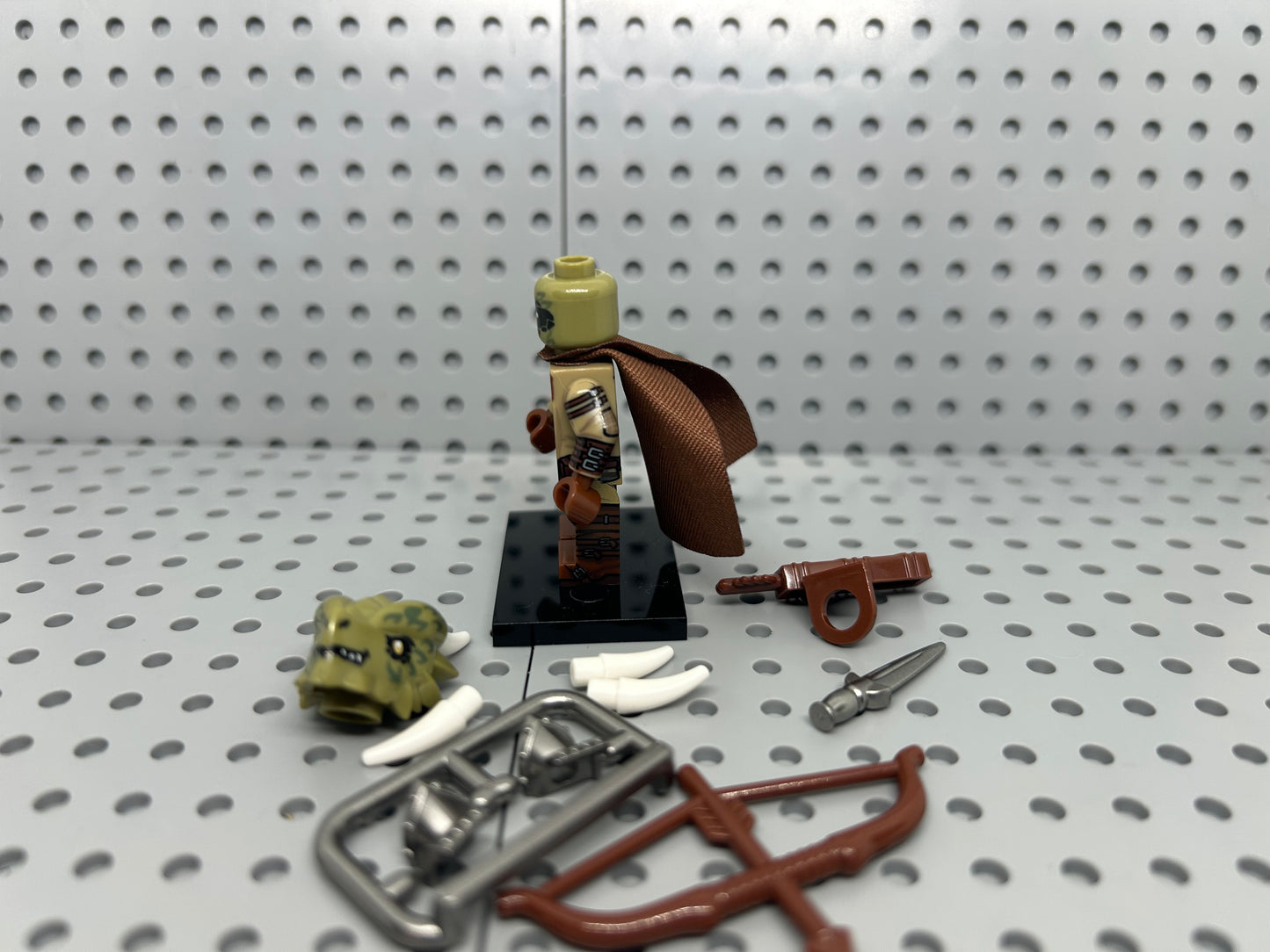 Green Dragon Warrior Custom Block-Style Figure