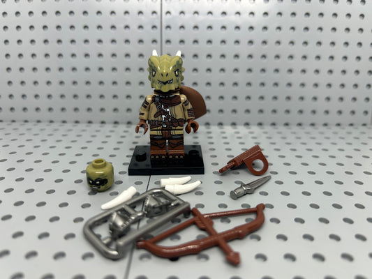 Green Dragon Warrior Custom Block-Style Figure