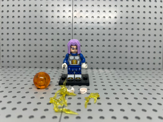 Shadow Saiyan Custom Block-Style Figure