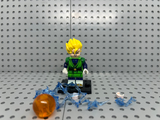 Cosmic Defender Custom Block-Style Figure