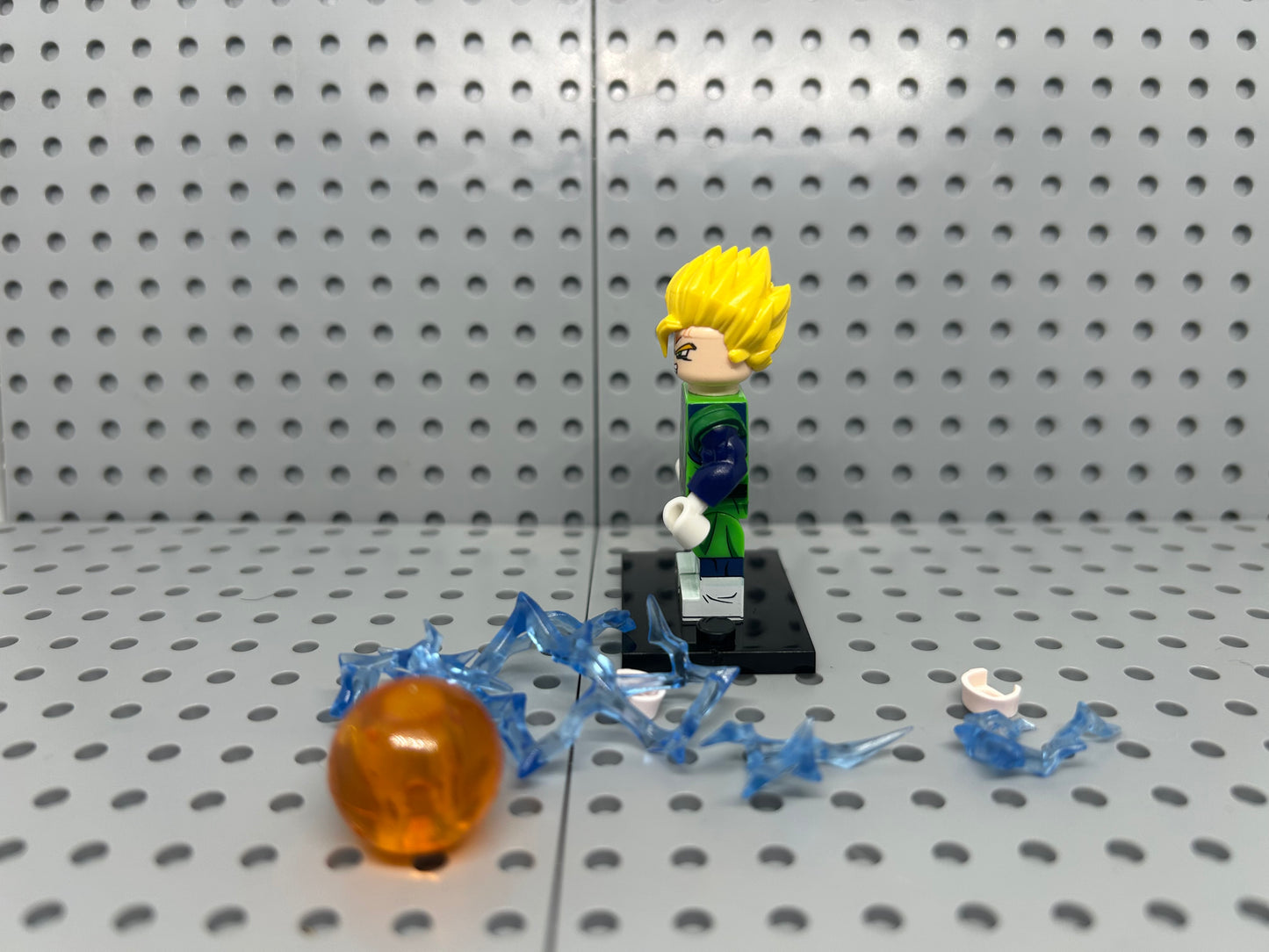 Cosmic Defender Custom Block-Style Figure