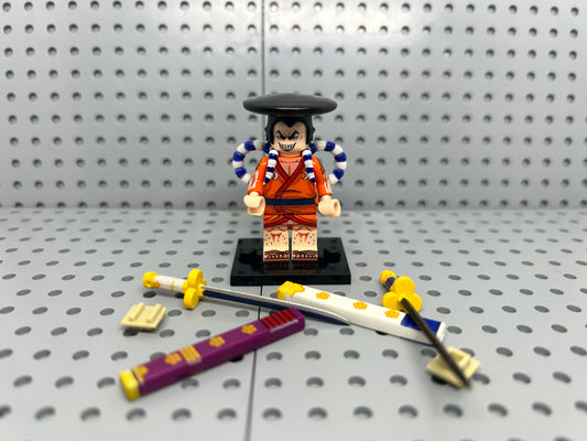 Twinblade Ryo Custom Block-Style Figure