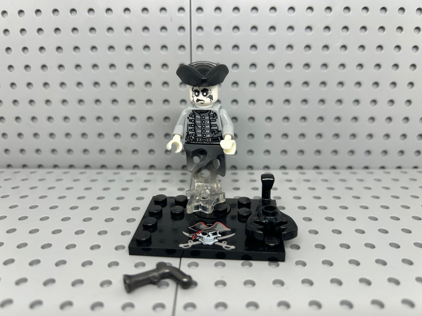 Spanish Sea Officer Custom Block-Style Figure