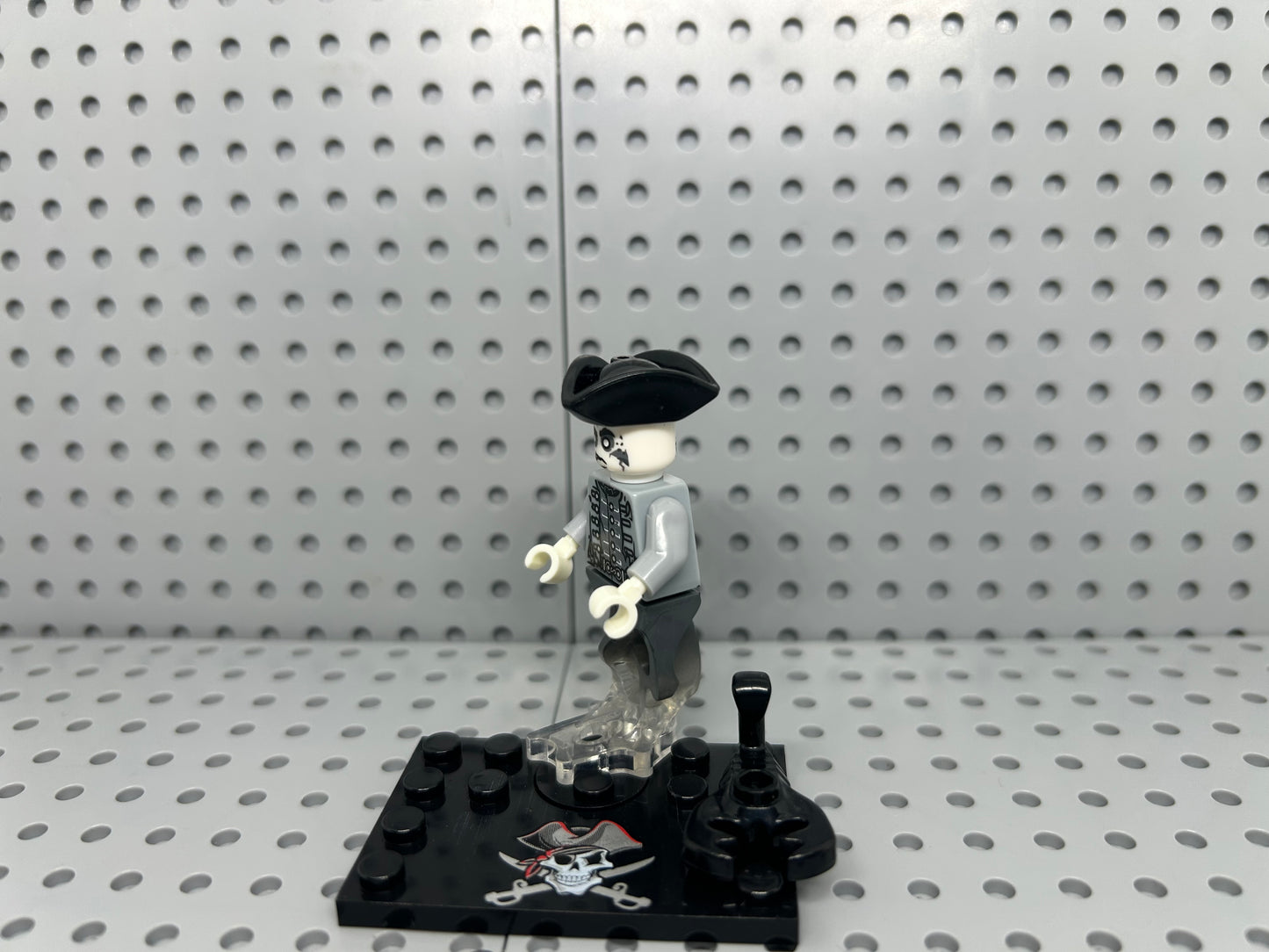 Spanish Sea Officer Custom Block-Style Figure