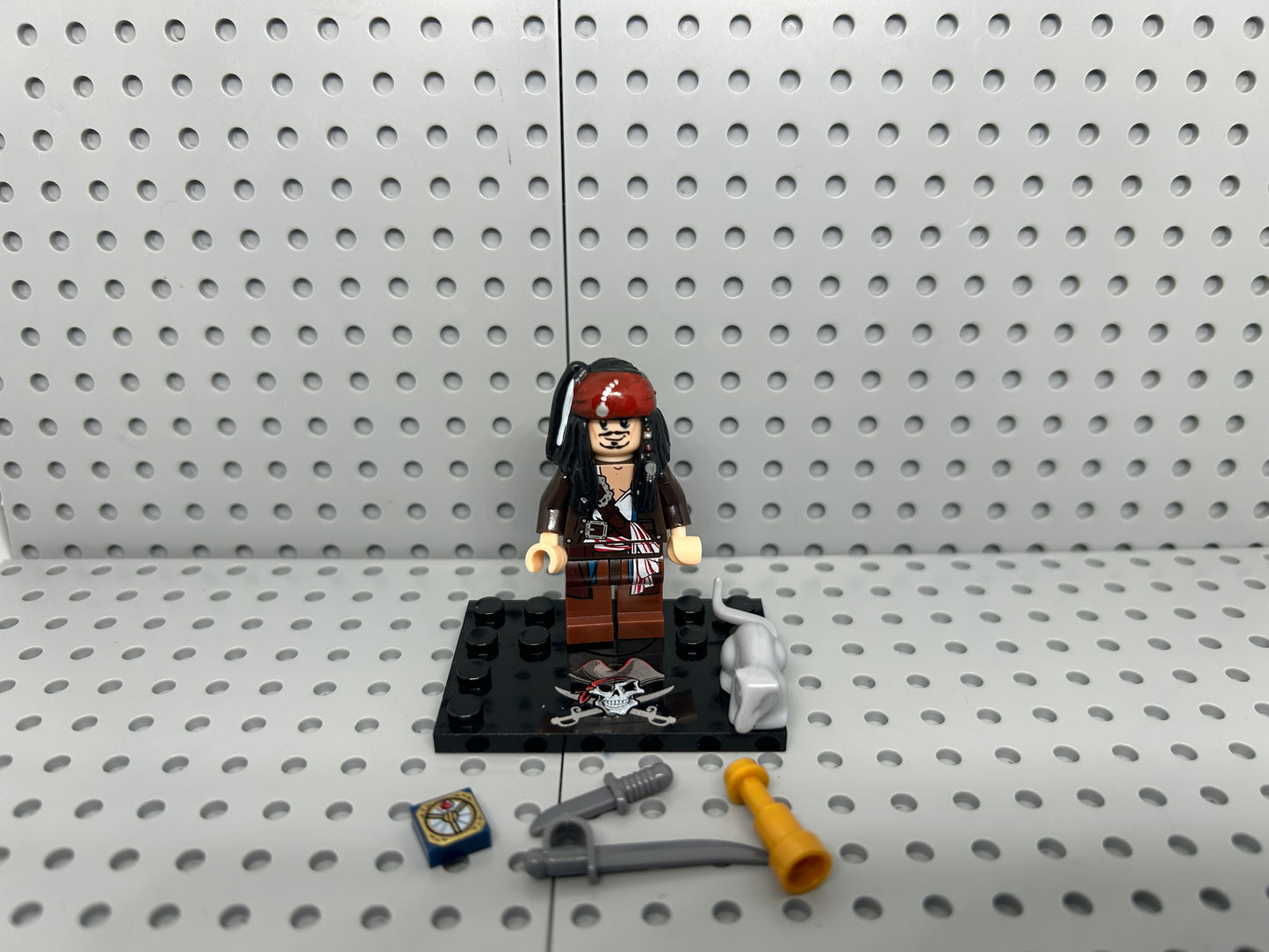 The Rogue Pirate Captain Custom Block-Style Figure