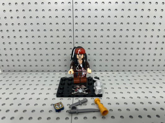 The Rogue Pirate Captain Custom Block-Style Figure