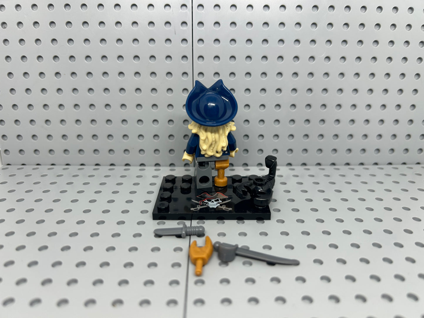 Cursed Sea Captain Custom Block-Style Figure