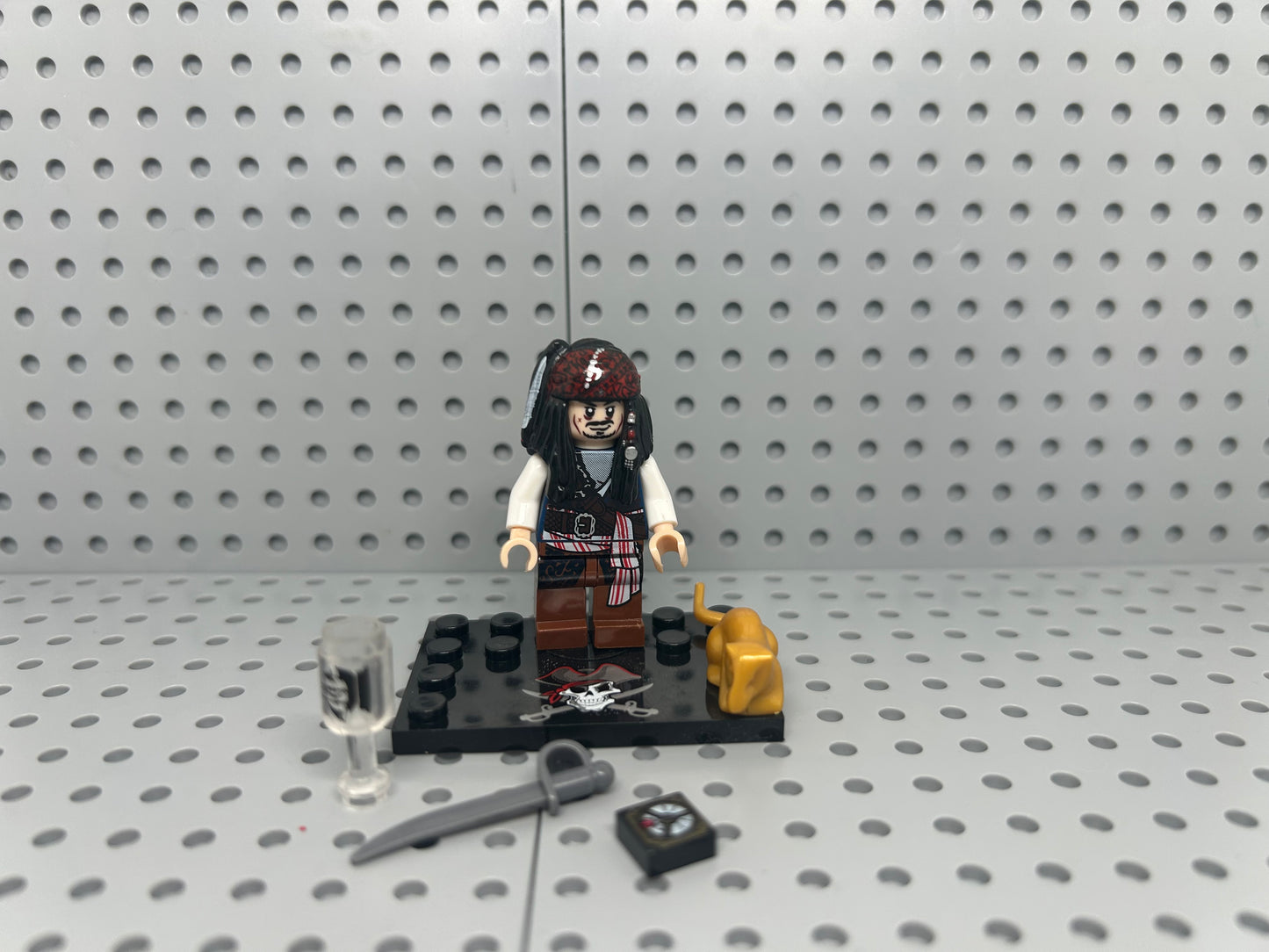 Caribbean Trickster Captain Custom Block-Style Figure