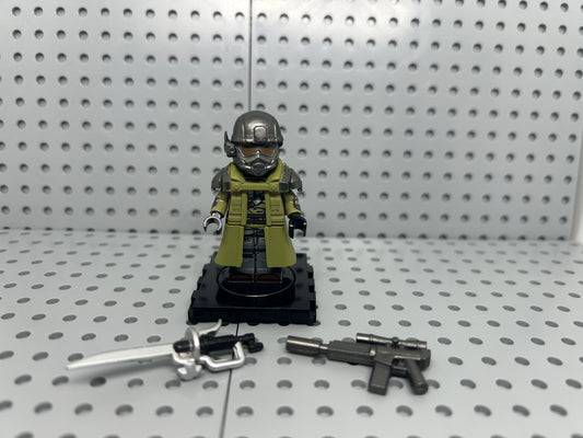 Wasteland Patrol Ranger Custom Block-Style Figure