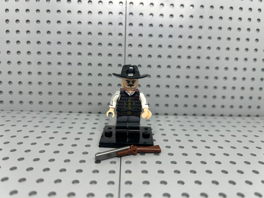 Frontier Gunslinger Custom Block-Style Figure